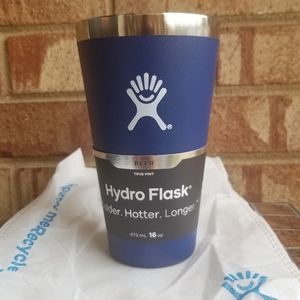 Hydro Flask True Pint Cobalt Beer Glass 16 oz